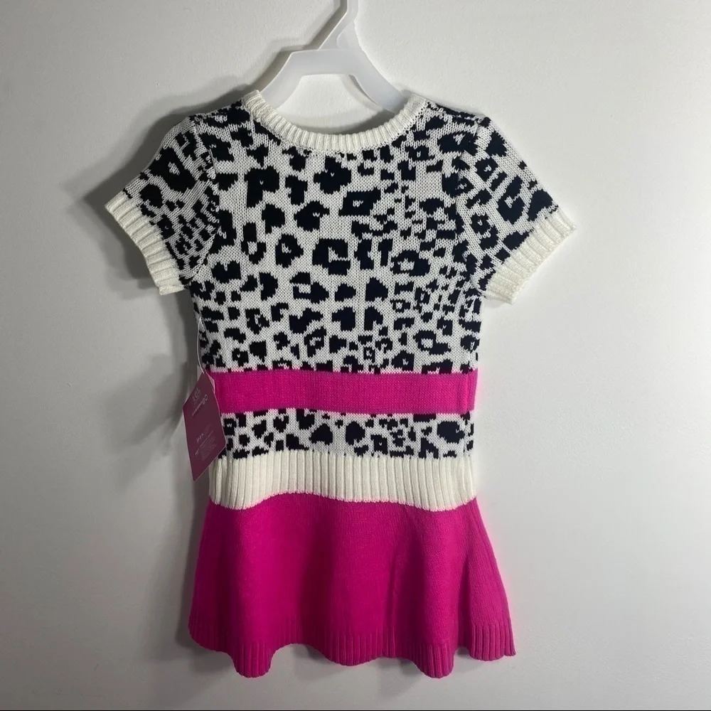 LOL Doll Sweater Dress Short Sleeve Kids NWT XS